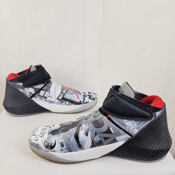 Jordan Why Not Zero.1 black white size 12 Sneakerhead Streetwear - Picture 3 of 8